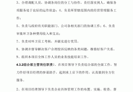 环卫项目经理工作内容(环卫项目经理工作内容怎么写)