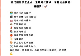 适合女人学的赚钱手艺(女生零基础可以做啥工作)