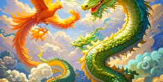 人物龙凤图构图(人物龙凤图构图图片)