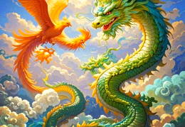 人物龙凤图构图(人物龙凤图构图图片)