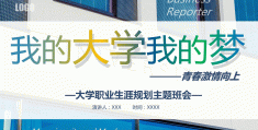 大学生职业生涯PPT模板(大学生职业生涯ppt模板图片)