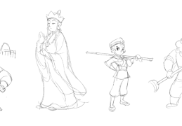师徒四人简单又帅气画(师徒四人简单又帅气画思维导图)