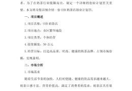 syb创业计划书养生馆(养生馆创业计划书行业分析)