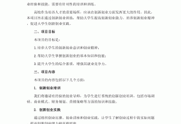 大学生电子创业计划书范文(大学生电子创业计划书范文怎么写)