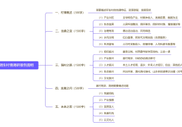 关于乡村振兴项目设计思路与创新点有哪些的信息