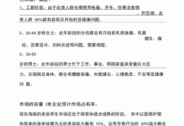 新型养生馆创业计划书模板(新型养生馆创业计划书模板怎么写)