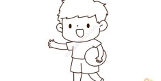 画小男孩简笔画全身(简单画小男孩正面全身)