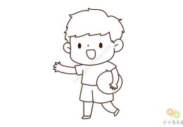 画小男孩简笔画全身(简单画小男孩正面全身)