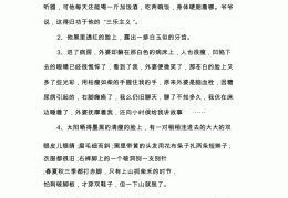 人物小传同学外貌描写片段(人物小传同学外貌描写片段怎么写)