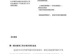 关于可行性报告一般包含哪些内容的信息