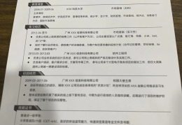 大学生求职简历电子版(大学生求职简历电子版模板)