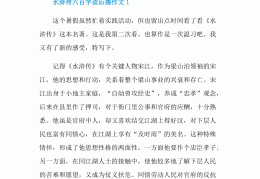水浒传人物传记600字(水浒传人物传记600字吴用)