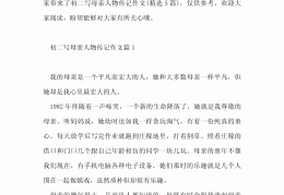 人物传记怎么写600字作文(人物传记600800字作文)