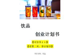 创业计划书模版免费(创业计划书范文免费下载)
