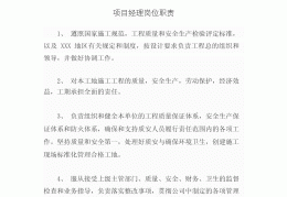 工程项目经理职责和任务怎么写(工程项目经理职责和任务怎么写的)