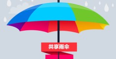 共享雨伞PPT模板(共享雨伞的营销方案ppt)