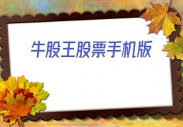 牛股王股票手机版(牛磨王股票安卓系统软件)