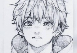 人物素描简单动漫(人物素描简笔画视频)
