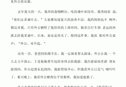 外公传记作文600字初二(外公传记作文600字初二谁出他对我的影响)