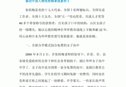热点人物素材摘抄200字初中生(热点人物素材摘抄200字初中生怎么写)