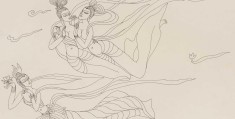 飞天人物形象简笔画(飞天人物形象简笔画图片)