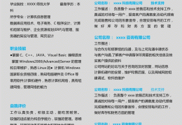 计算机应聘书格式及范文模板(计算机应聘书格式及范文模板下载)