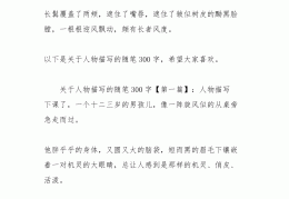 人物描写段落摘抄200字初一名著阅读(人物描写段落摘抄200字初一名著阅读理解)