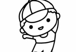 简笔画人物小男孩(简笔画人物小男孩帅气)