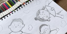 一家三口人的简笔画教程(一家三口人怎么画简单画过程)