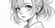 动漫人物咋画简单(动漫人物画简单美少女可爱)