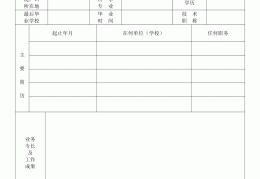 求职简历模板word(个人求职简历word文档)