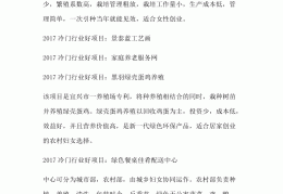 农村快速致富项目简介(农村快速致富项目简介内容)