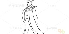 三国演义的人物画简笔画(三国演义人物简笔画 简单 漂亮)