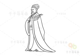 三国演义的人物画简笔画(三国演义人物简笔画 简单 漂亮)