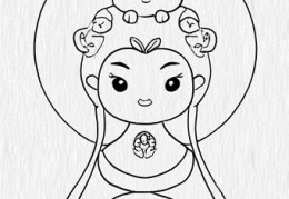 神话人物简笔画儿童画怎么画(神话人物简笔画儿童画怎么画图片)