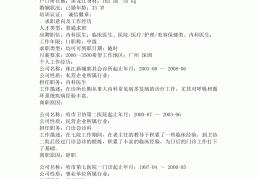 医生个人求职意向简短(医生求职个人介绍怎么说)