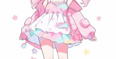 人物画动漫少女可爱(人物画动漫少女简笔画)