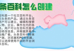 如何创建头条百科账号教程(今日头条百科怎么创建企业词条)
