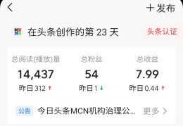 头条的自媒体怎么做(头条做自媒体怎么入门)