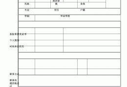 免费的个人简历电子版(个人简历模板word可编辑免费)