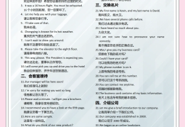 职场中常用的英语句子摘抄大全(职场中常用的英语句子摘抄大全图片)