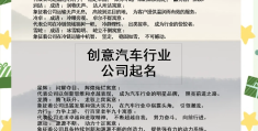 比较新颖的创业项目名称(比较新颖的创业项目名称有哪些)