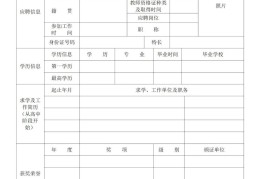 学前教育求职简历表格模板(学前教育个人简历求职意向怎么写)