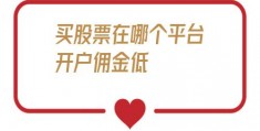买股票在哪个平台开户佣金低(买股票在哪个平台开户好)