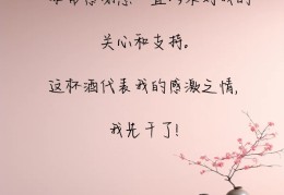 敬领导酒说些什么话(敬领导酒的话怎么说通俗易懂)