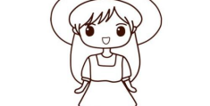 人物简笔画图片大全女孩子简单(人物简笔画图片大全女 可爱 卡通)