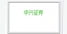 中兴证券(中信证券官网软件下载)