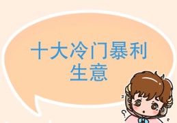 2020年冷门暴利行业有哪些?(2020年冷门暴利行业有哪些公司)