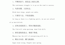 职场英文句子简短励志短句(职场英文句子简短励志短句摘抄)