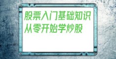 股票入门基础知识从零开始学炒股(炒股的基本知识和操作)